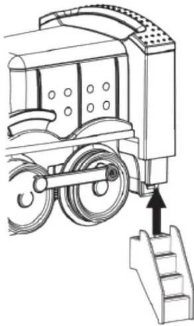 Rollplay Steam Train - Step & Caboose Assembly - 1