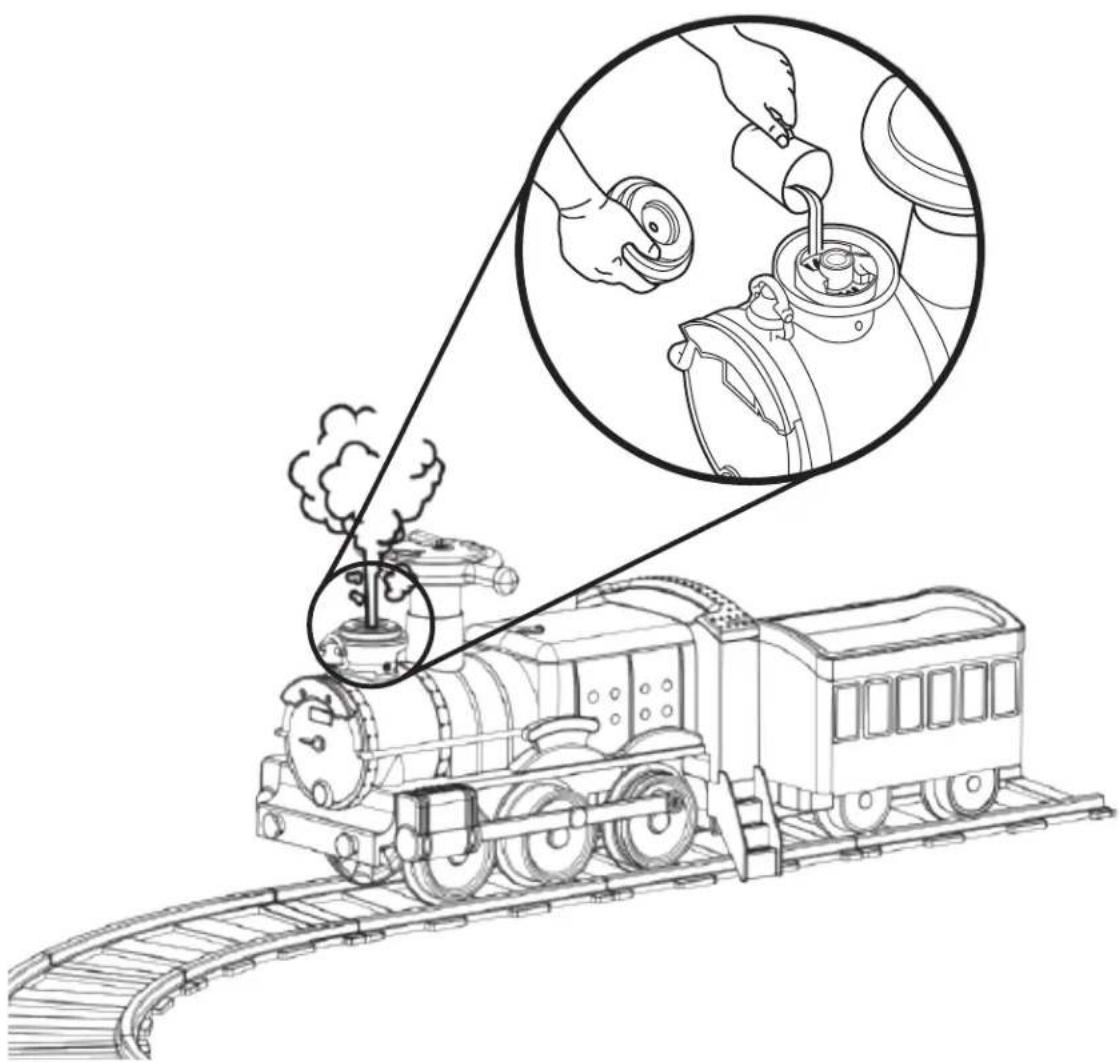 Rollplay Steam Train - To Activate Steam Function - 1