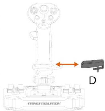 THRUSTMASTER Sol-R 3 AVA Grip Add-On - Переключение из режима для левой руки в режим для правой руки - 12