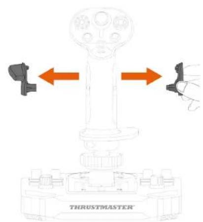 THRUSTMASTER Sol-R 3 AVA Grip Add-On - 從右利手模式變更為左利手模式 - 2