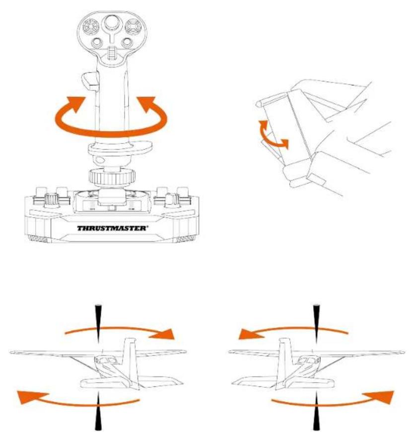 THRUSTMASTER Sol-R 3 AVA Grip Add-On - 方向舵功能 - 1