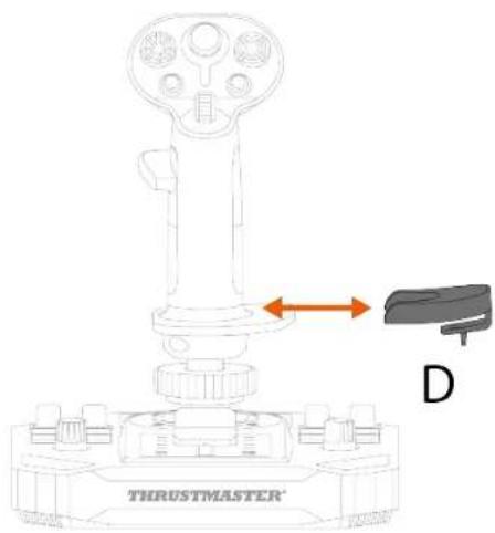 THRUSTMASTER Sol-R 3 AVA Grip Add-On - Adaptador de altura - 2