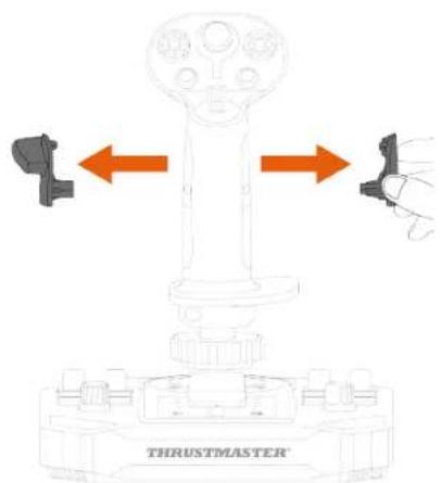 THRUSTMASTER Sol-R 3 AVA Grip Add-On - Base\* 베이스에 대한 구성 예 - 3