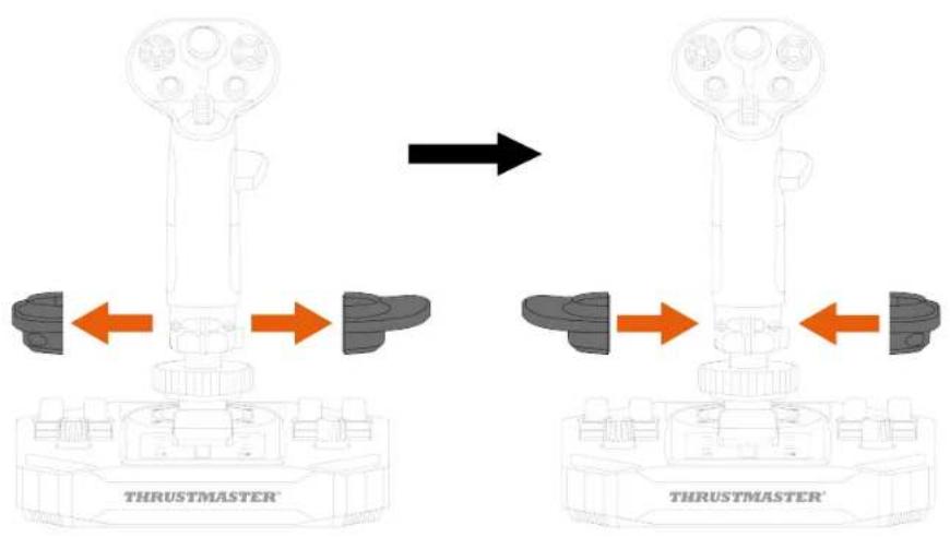 THRUSTMASTER Sol-R 3 AVA Grip Add-On - Base\* 底座的組態示例 - 2