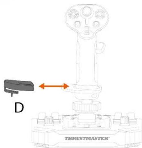 THRUSTMASTER Sol-R 3 AVA Grip Add-On - Height adapter - 3