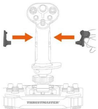THRUSTMASTER Sol-R 3 AVA Grip Add-On - Base\* 베이스에 대한 구성 예 - 4