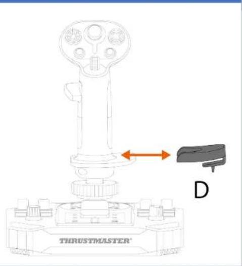 THRUSTMASTER Sol-R 3 AVA Grip Add-On - Adapter wysokości - 2