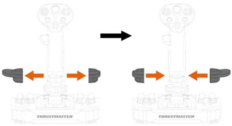 THRUSTMASTER Sol-R 3 AVA Grip Add-On - Base\* 底座的組態示例 - 3