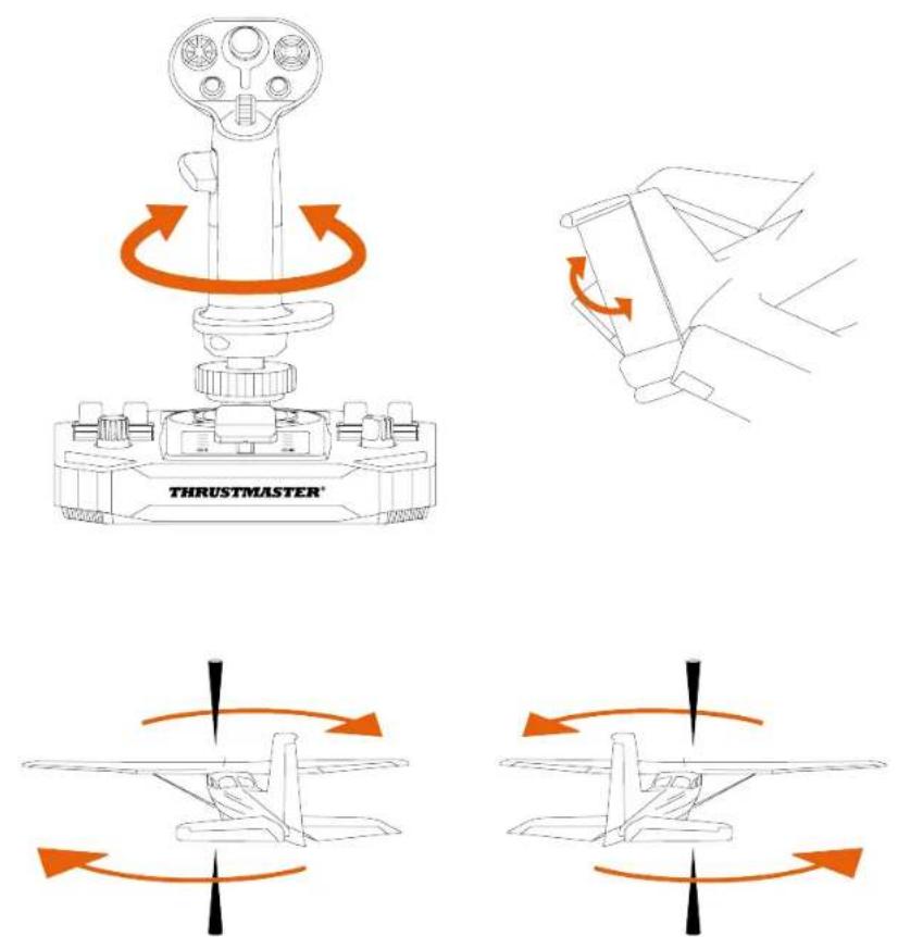 THRUSTMASTER Sol-R 3 AVA Grip Add-On - 方向舵功能 - 1