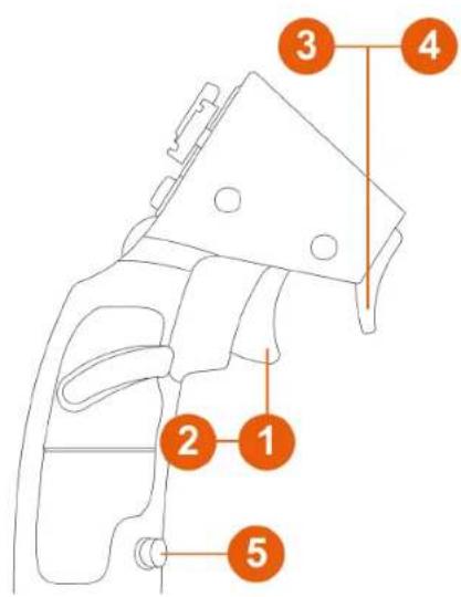 THRUSTMASTER Sol-R 3 AVA Grip Add-On - 搭配 AVA\* 底座时的左利手模式 - 1