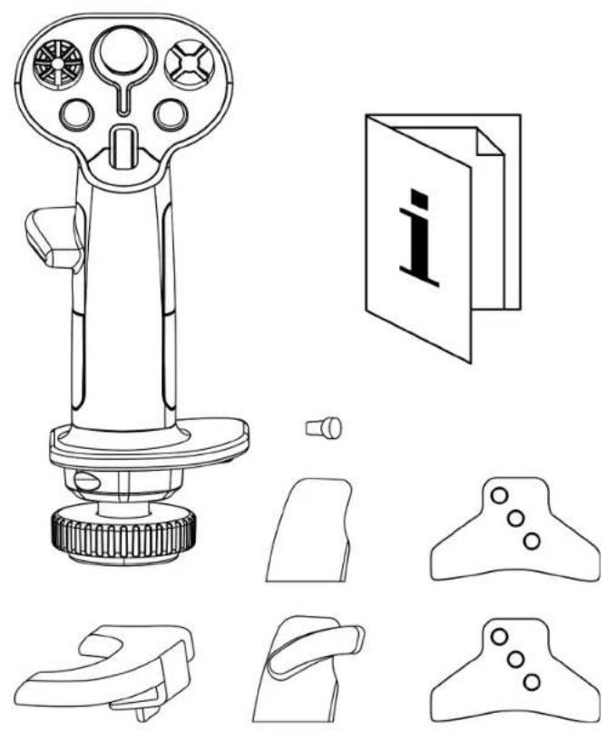 THRUSTMASTER Sol-R 3 AVA Grip Add-On - Obsah boxu - 1