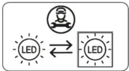 ILVE R60BICSL - Cambio de las luces LED - 1