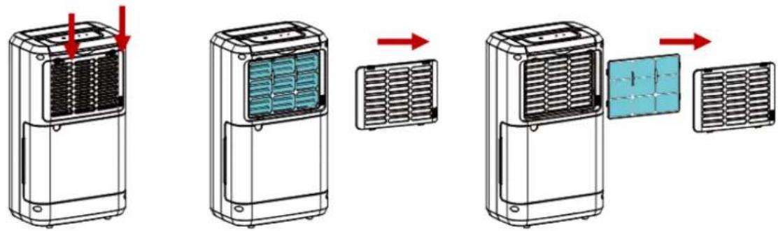 HTW HTWD012A4 - To Clean the Air Filter - 1