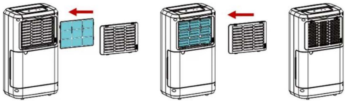HTW HTWD020A4 - To Clean the Air Filter - 3