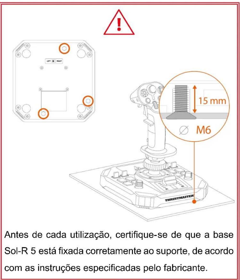 THRUSTMASTER Sol-R 5 Base - Instalação num suporte - 1