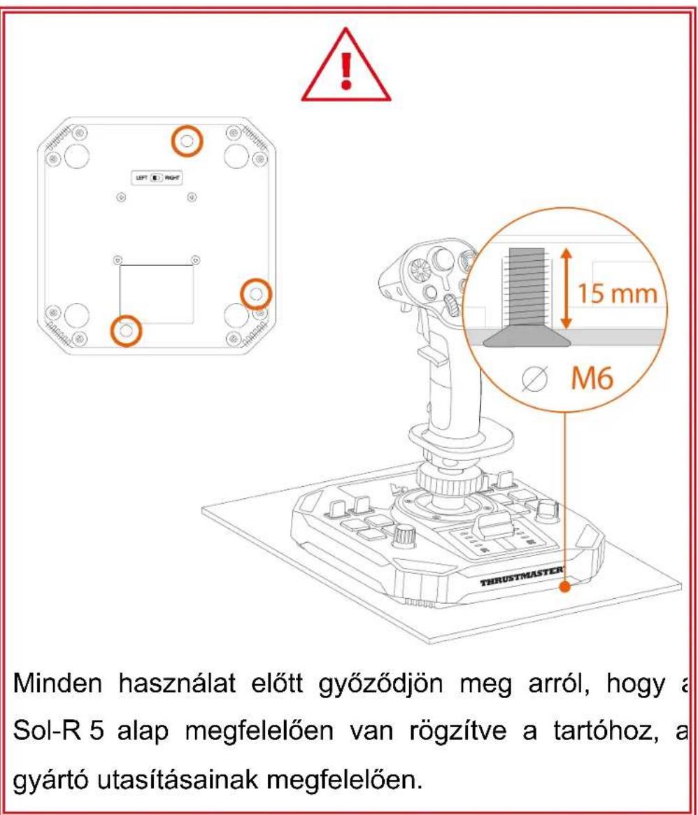 THRUSTMASTER Sol-R 5 Base - Telepítés tartóra - 1