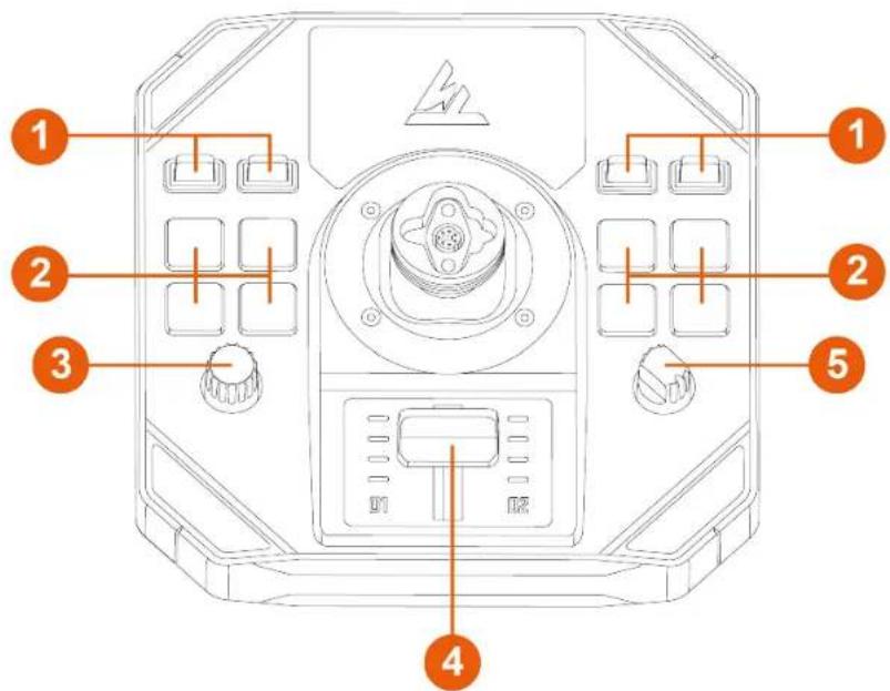 THRUSTMASTER Sol-R 5 Base - Elementy techniczne - 1