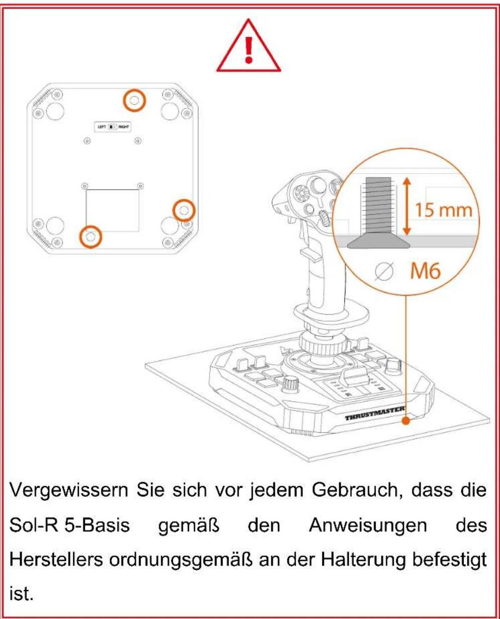 THRUSTMASTER Sol-R 5 Base - Anbringung auf einer Halterung - 1