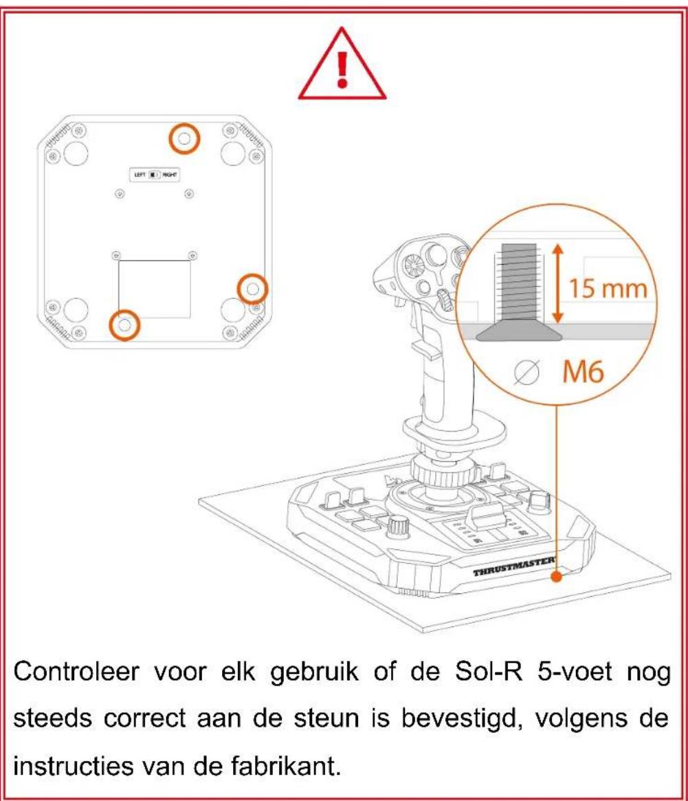THRUSTMASTER Sol-R 5 Base - Installatie op een steun - 1