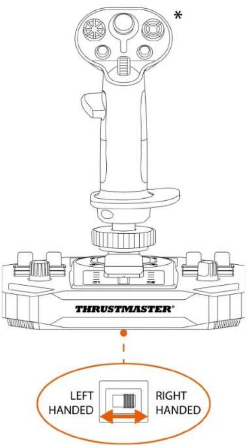 THRUSTMASTER Sol-R 5 Base - 右利手或左利手模式 - 1