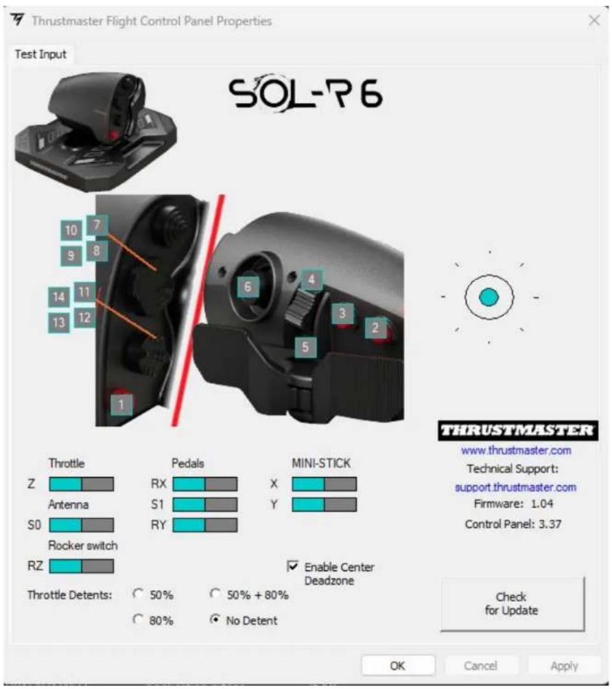 THRUSTMASTER Sol-R 6 Throttle - 控制台 - 3
