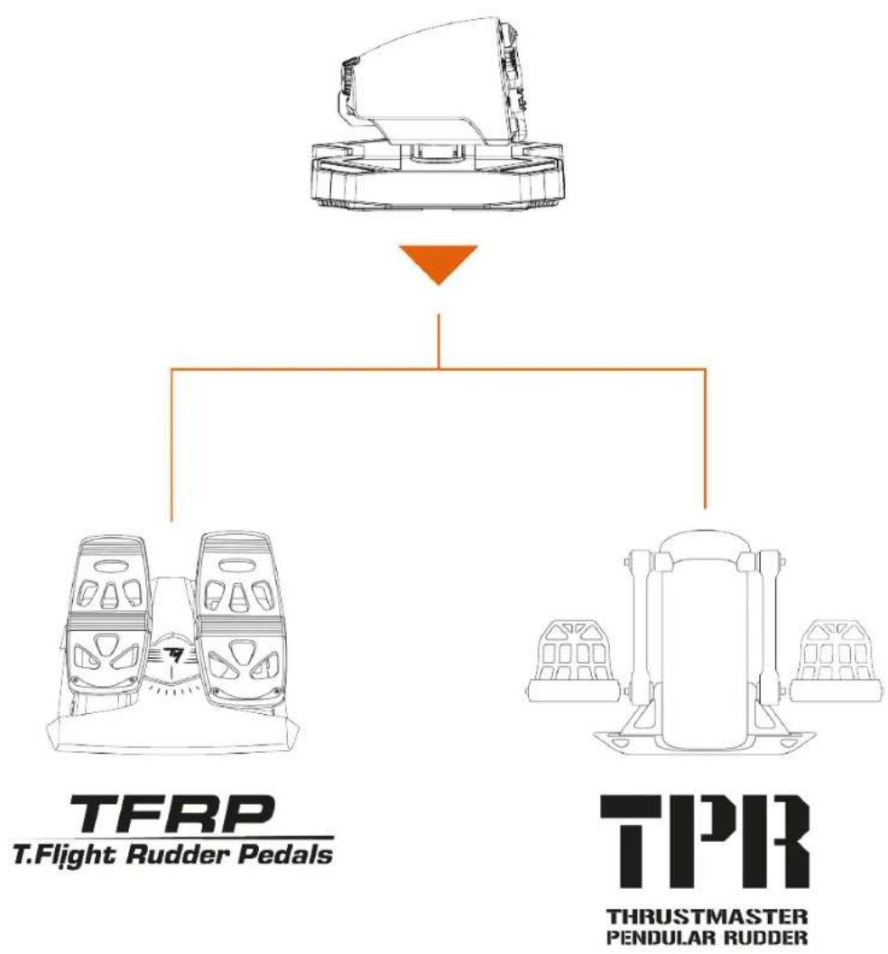 THRUSTMASTER Sol-R 6 Throttle - 러더 - 1