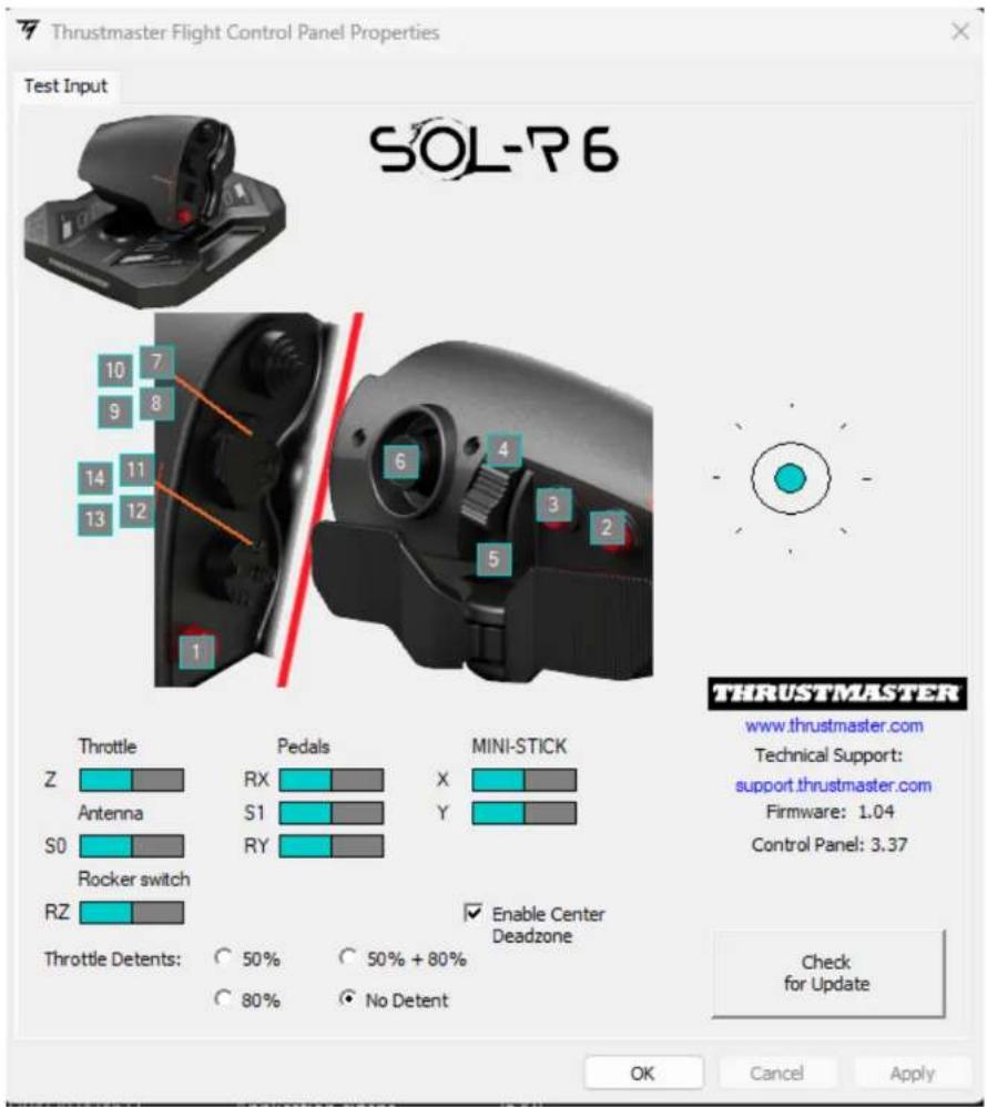 THRUSTMASTER Sol-R 6 Throttle - A Game Controllers (Játékvezérlők) - 1