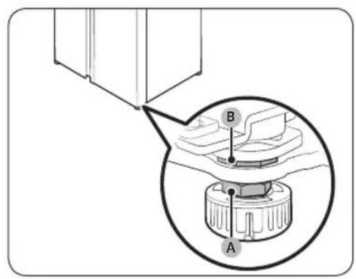 SAMSUNG RS22T5201SS - STEP 5 Adjust the door height - 1