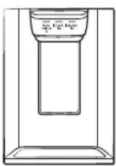 SAMSUNG RS22T5201SS - Water/Ice dispenser (applicable models only) - 1