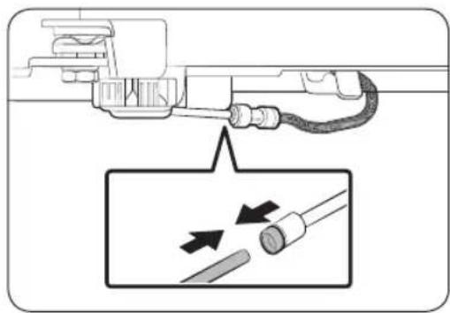 SAMSUNG RS23A500SS - Reconnect the water hoses - 1