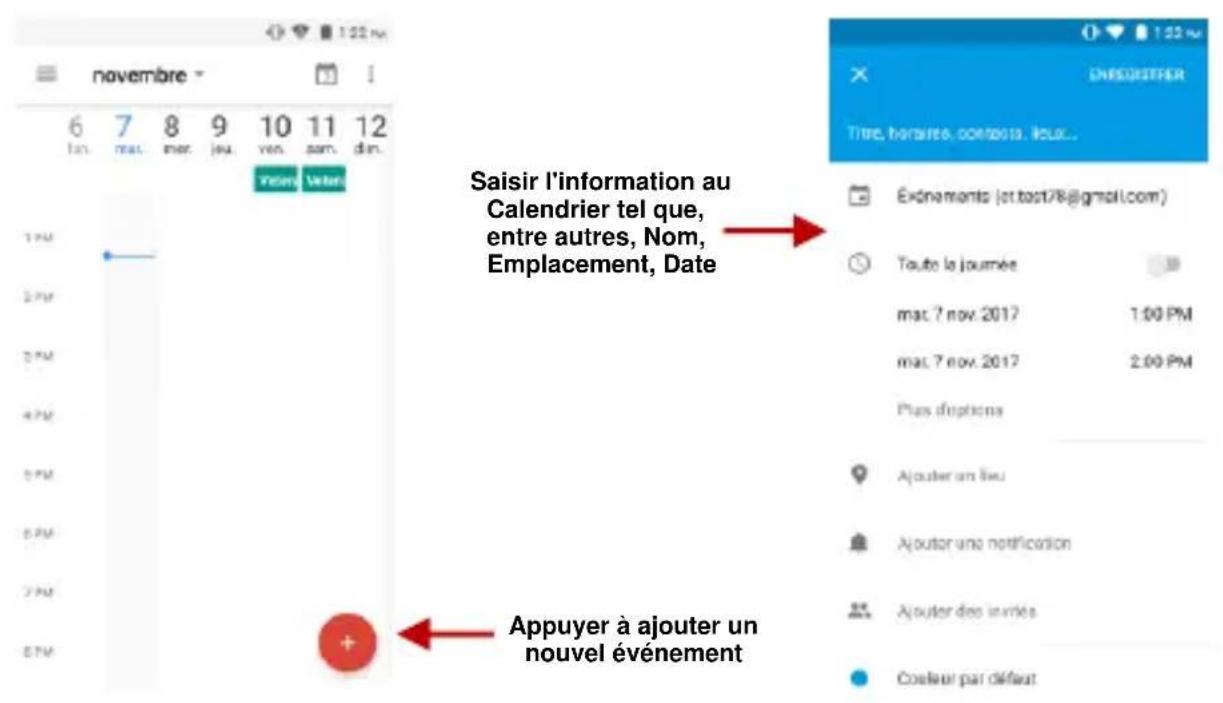 BLU Grand 5.5 HD II - Création d'un événement - 1