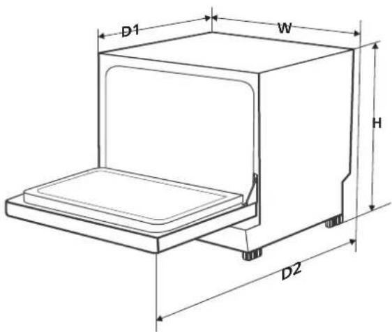 AMICA ADF61A - CARACTERISTIQUES TECHNIQUES ET ÉNERGÉTIQUES - 1
