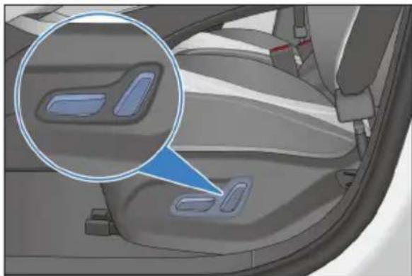 BYD DOLPHIN (2025) - Commutateur de réglage de l'angle de positionnement du dossier - 1