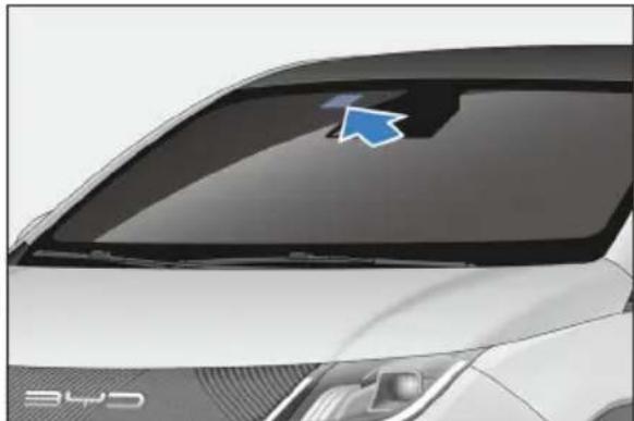 BYD DOLPHIN (2025) - Position de montage de l'émetteur-répondeur - 1