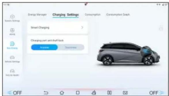 BYD DOLPHIN (2025) - Verrouillage du système antivol du port de charge - 1