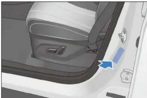 BYD DOLPHIN (2025) - Étiquettes d'avertissement - 2