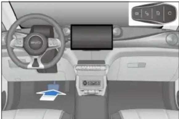BYD DOLPHIN (2025) - En situation normale, démarrez le véhicule comme suit : - 1