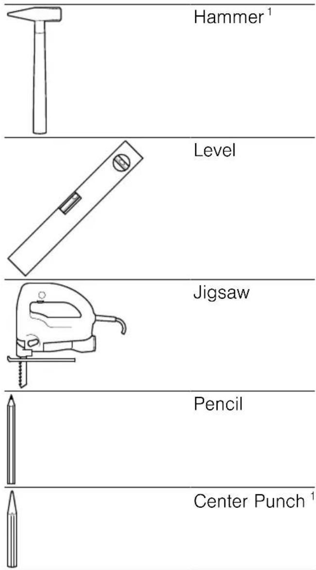 BOSCH SHV53D73UC - Tools and Parts Needed - 1