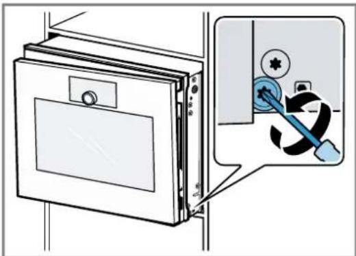 GAGGENAU GS221130 - Corriger la hauteur de la porte de l'appareil - 1
