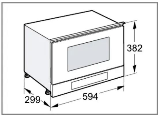 GAGGENAU GM220130 - Dimensions de l'appareil - 1