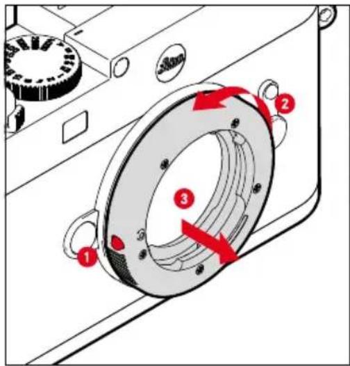 LEICA M EV1 - RETRAIT DE L'ADAPTATEUR - 1