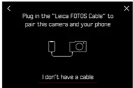 LEICA M EV1 - PAR LE « LEICA FOTOS CABLE » (uniquement pour les iPhones) - 2