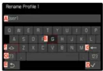LEICA M EV1 - SOUS-MENUS CLAVIER/PAVÉ NUMÉRIQUE - 1