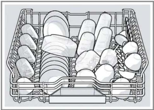 SIEMENS SN63EX04ME - Panier à vaisselle supérieur - 1