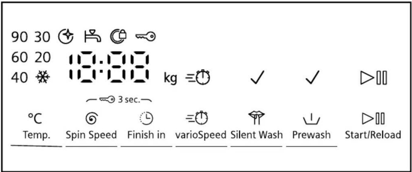 SIEMENS WM14N2Z8HK - 螢幕 - 1