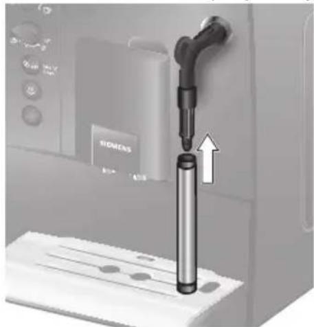 SIEMENS TE501205GB - Čištění napěňovače mléka - 7
