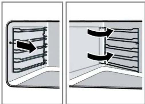 BOSCH VGD553FR0 - Décrocher les supports - 1