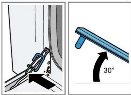 BOSCH VGD553FR0 - Décrocher la porte de l'appareil - 1