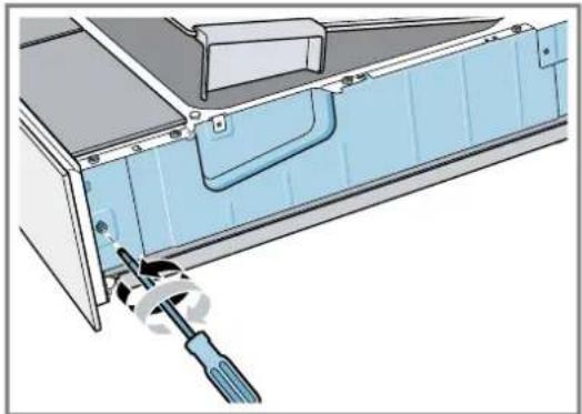 SIEMENS BD911C1B0 - Einstellen der Frontplatte des Geräts - 3