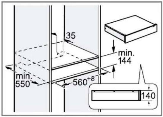 SIEMENS BD911C1B0 - Einbau im Schrank - 1